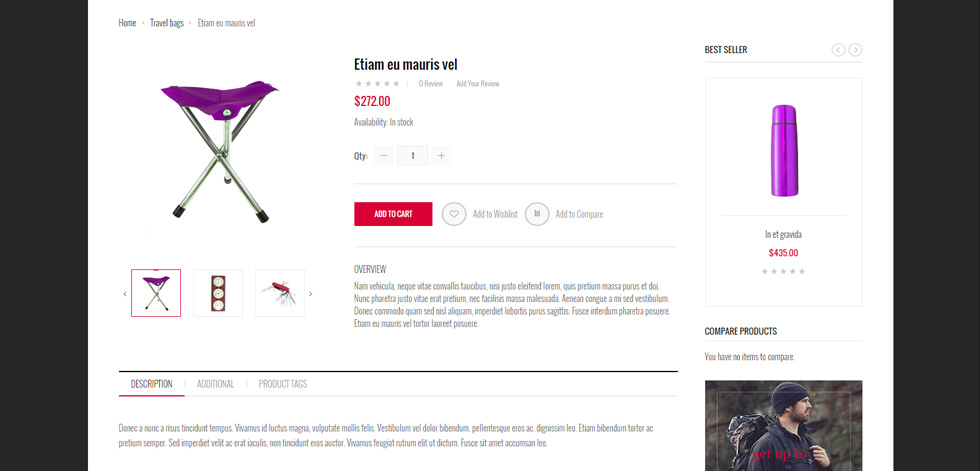 Product page