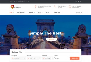 TravelTrek – Premium Responsive Travel Agency HTML5 Template