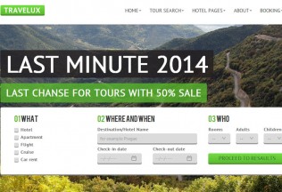 Travelux – Premium Responsive Travel HTML5 Template