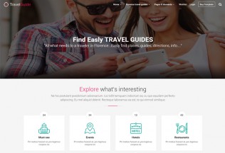 TravelGuide – Premium Responsive Travel Guides, Places and Directions HTML5 Templates