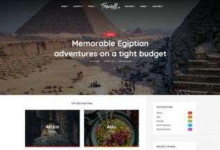 Trawell – Premium Responsive Travel WordPress Theme