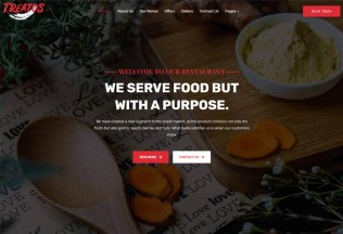 Treatos – Premium Responsive Authentic Restaurant WordPress Theme