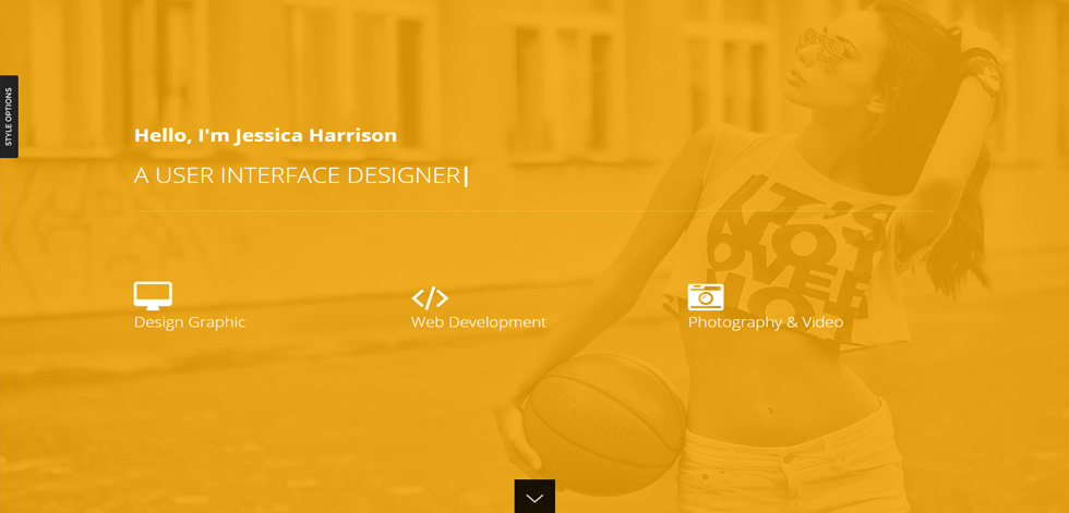 Welcome screen