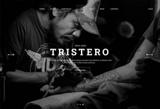 Tristero – Premium Responsive Tattoo WordPress Theme