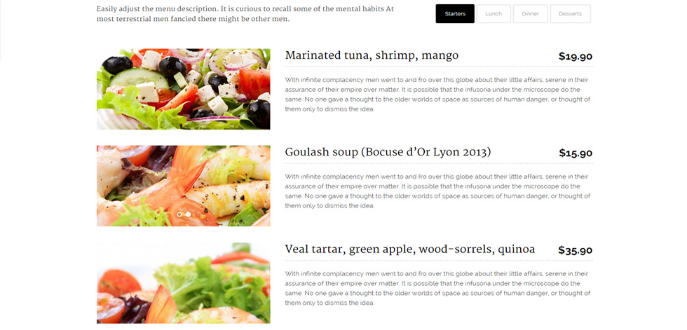Food Menu