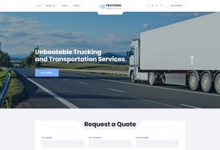 Trucking – Premium Responsive Transportation HTML5 Template