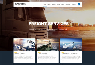 Trucking – Premium Responsive Transportation and Logistics WordPress Theme