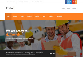 Tructor – Premium Responsive Architecture and Building Agency HTML5 Template