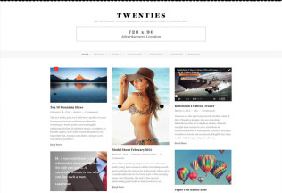 Twenties – Premium Responsive Blog WordPress Theme