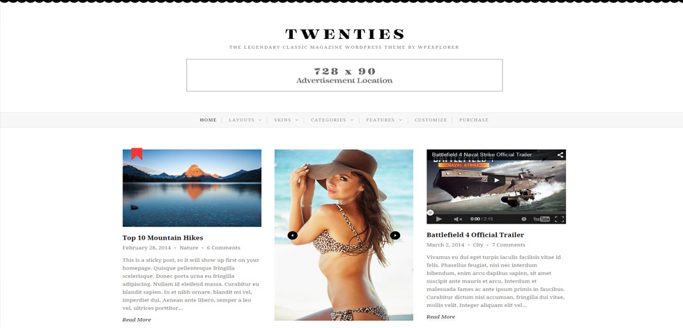 Home page