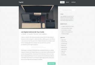 Typist – Premium Responsive WordPress Theme for Serious Writers