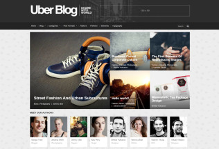 Uber Blog – Premium Responsive Blog WordPress Theme