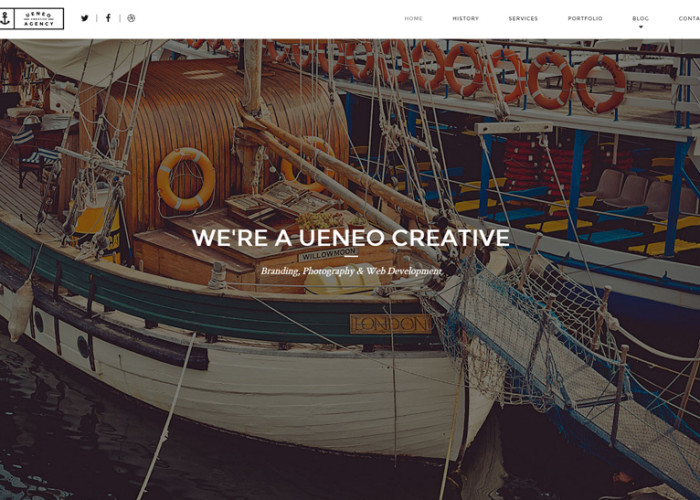 Ueneo – Premium Responsive One Page Parallax WordPress Theme