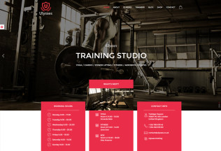 Ulysses – Premium Responsive Gym Fitness HTML5 Template