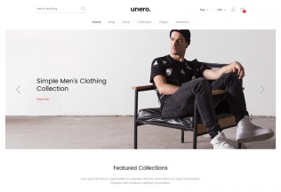 Unero – Premium Responsive Minimalist AJAX WooCommerce WordPress Theme