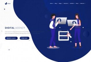 Unice – Premium Responsive Angular 8 Multipurpose HTML5 Template