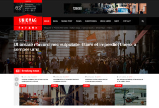 UnicMag – Premium Responsive Magazine WordPress Theme