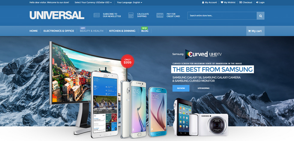Home page