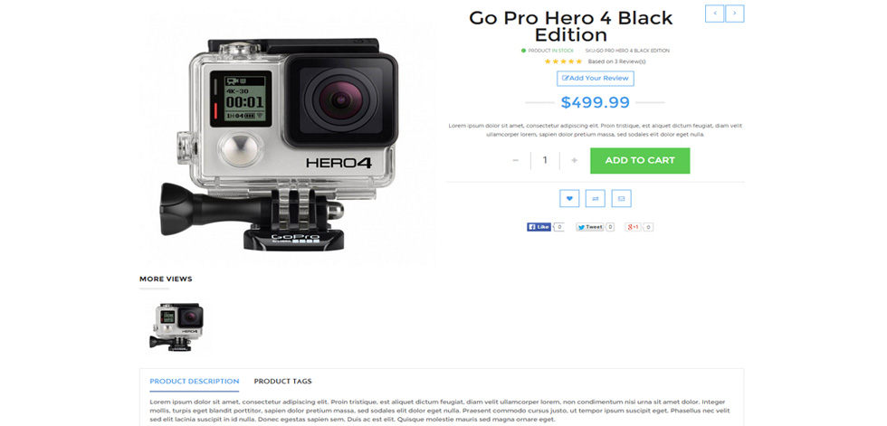 Product page