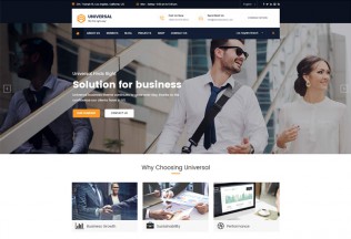 Universal – Premium Responsive Business Consulting WordPress Theme