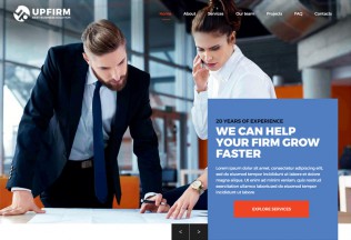 UpFirm – Premium Responsive Multipurpose Muse Template