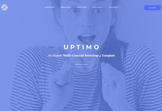 Uptimo – Premium Responsive Multipurpose Bootstrap 4 HTML5 Template
