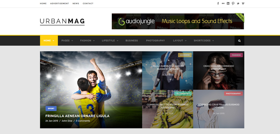 Home page