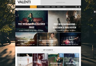Valenti – Premium Responsive HD Review Magazine News WordPress Theme