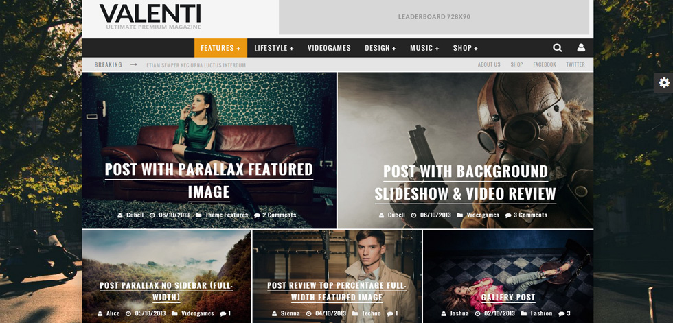 Home page