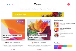 Veen – Premium Responsive Minimal Blog WordPress Theme