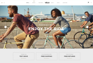 Velo – Premium Responsive Bike Store Business WordPress Theme