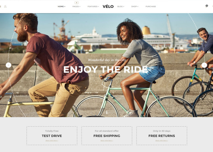 Velo – Premium Responsive Bike Store Business WordPress Theme