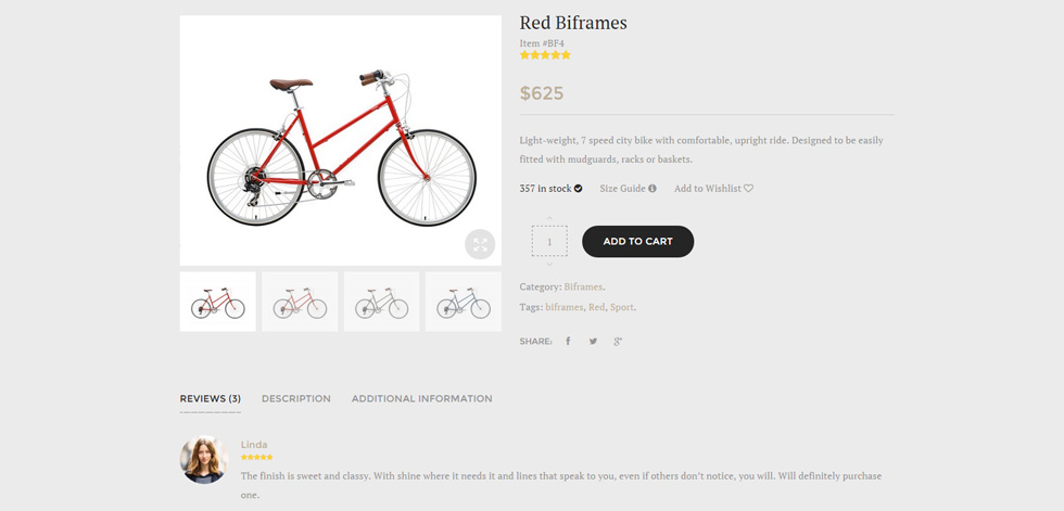 Product page