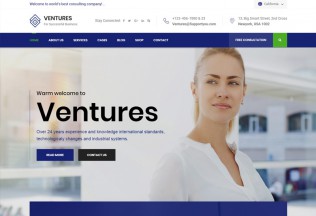 Ventures – Premium Resposnive Consulting Business HTML5 Template