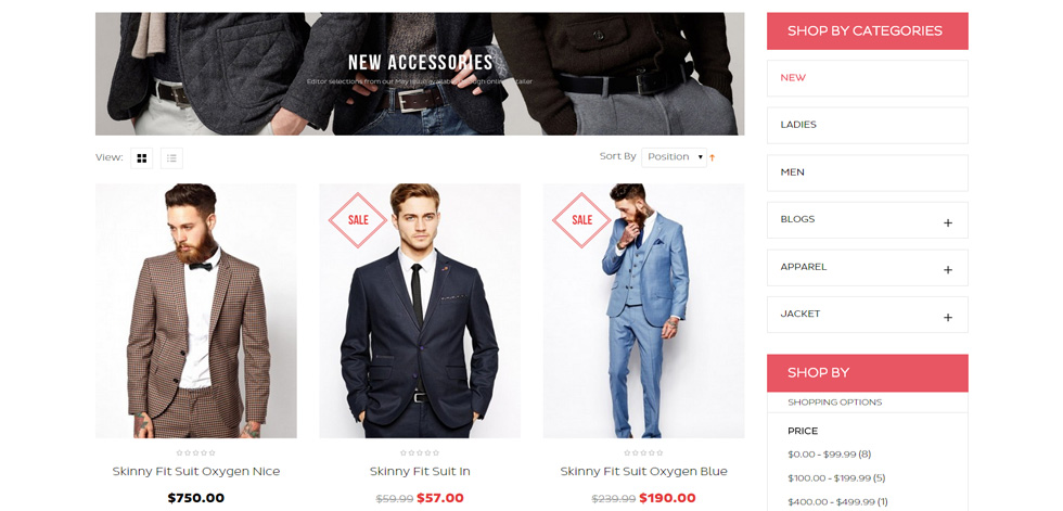 Category page