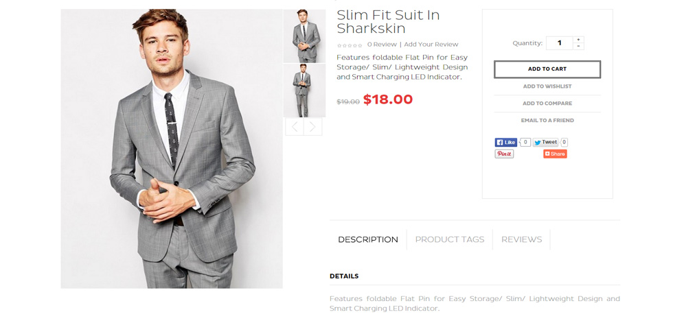 Product page