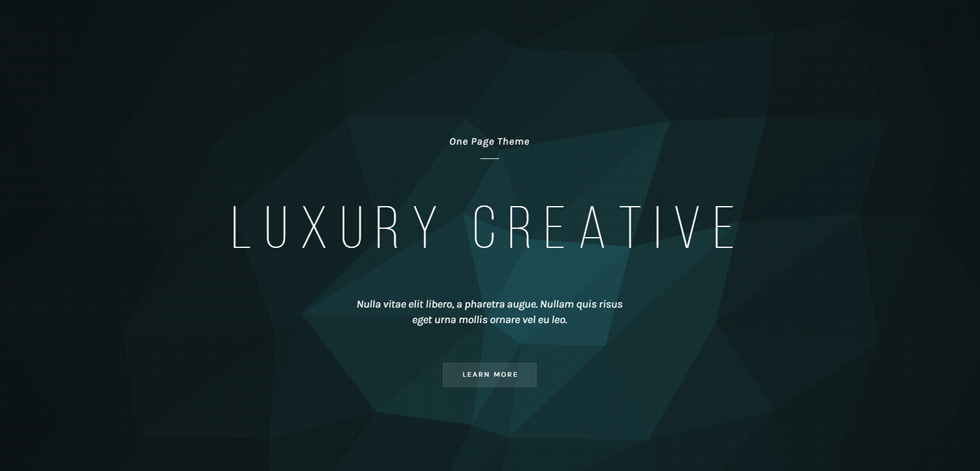 Welcome screen