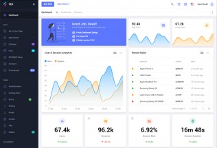 Vex – Premium Responsive Angular 8+ Admin HTML5 Template