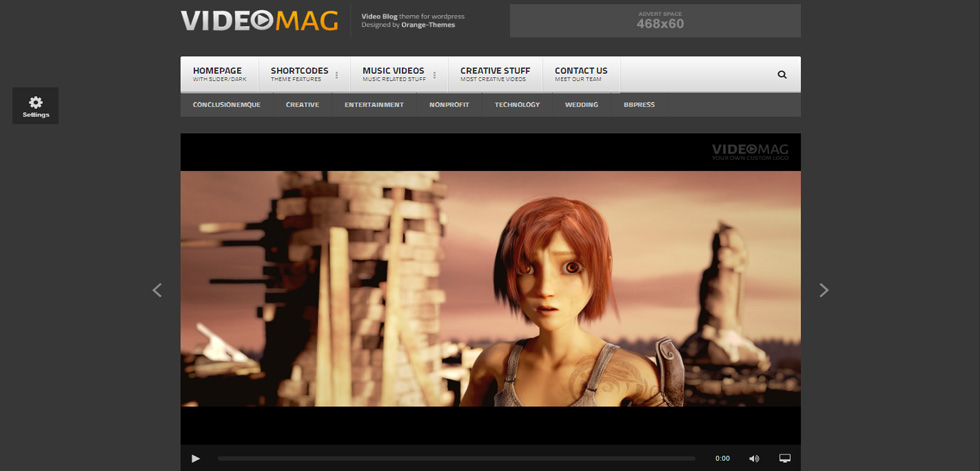 Welcome page