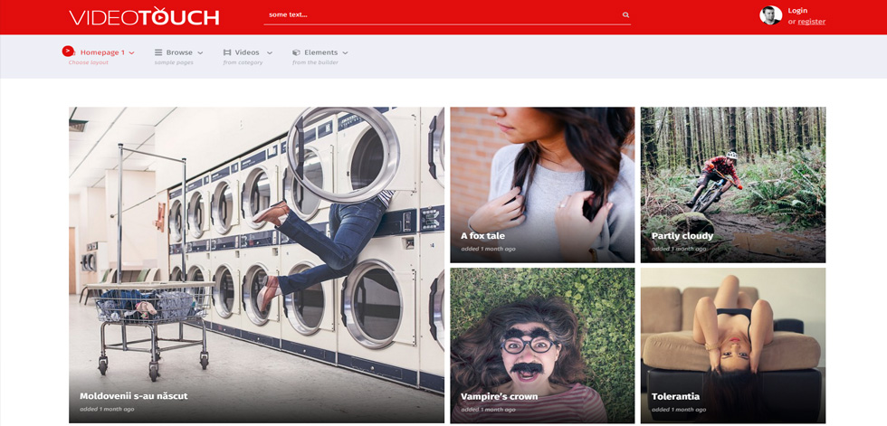 Home page