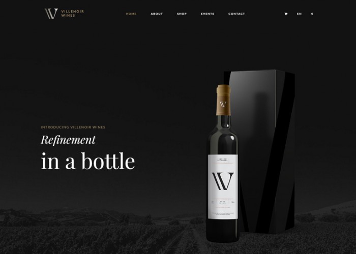 Villenoir – Premium Responsive Vineyard, Winery & Wine Shop WordPress Theme