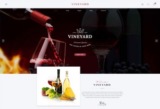 Vineyard – Premium Responsive Wine Store and Blog WordPress Theme