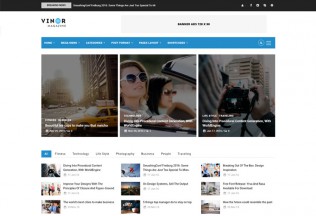 Vinor Magazine – Premium Responsive Magazine News Drupal 8 Theme