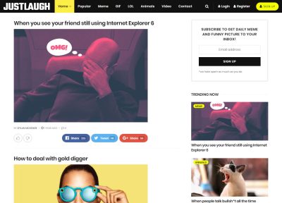 Latest WordPress Theme like 9gag 2018