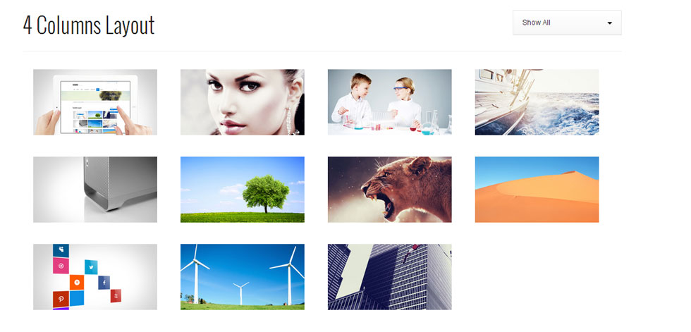 Portfolio page