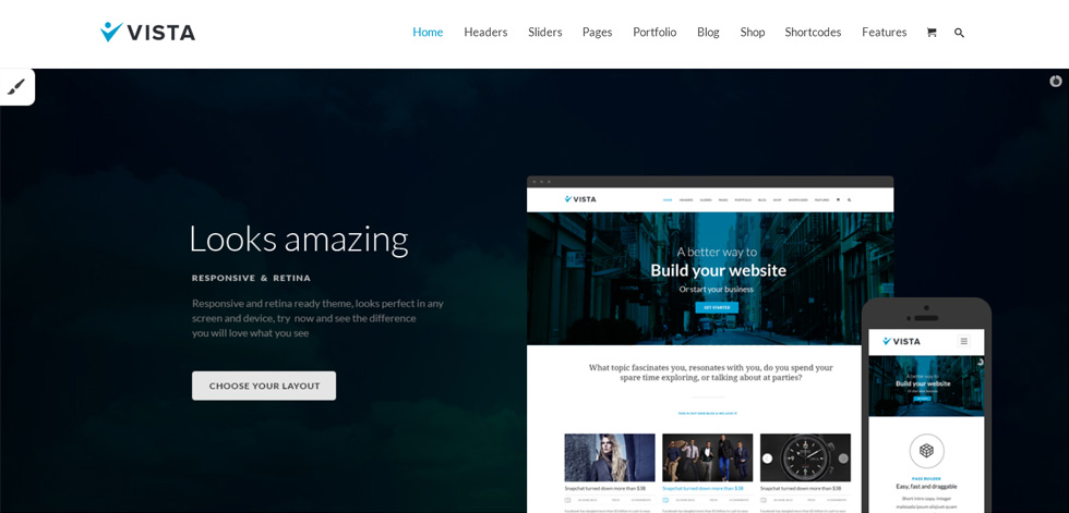 Welcome screen