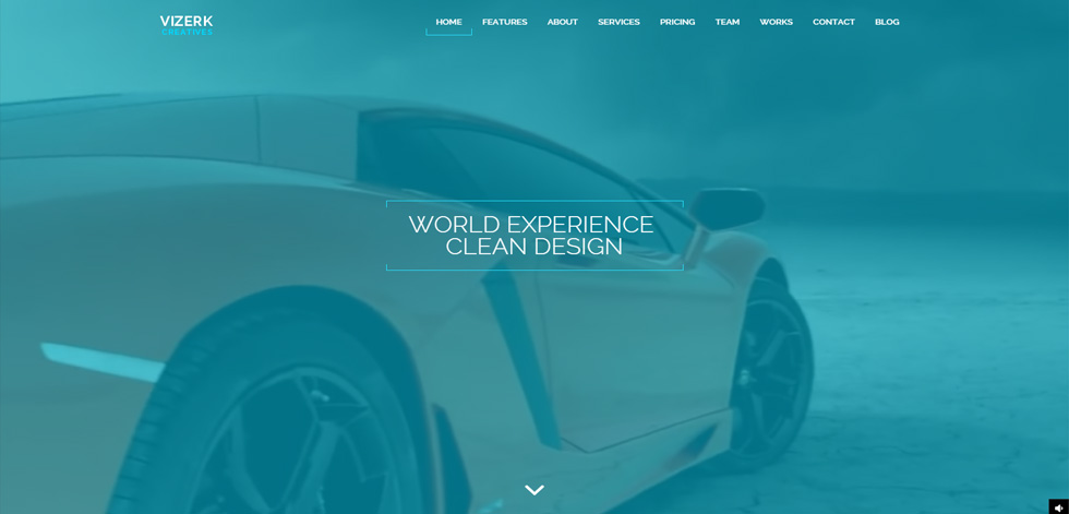 Welcome screen
