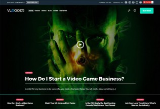 Vlogger – Premium Responsive Professional Video & Tutorials WordPress Theme