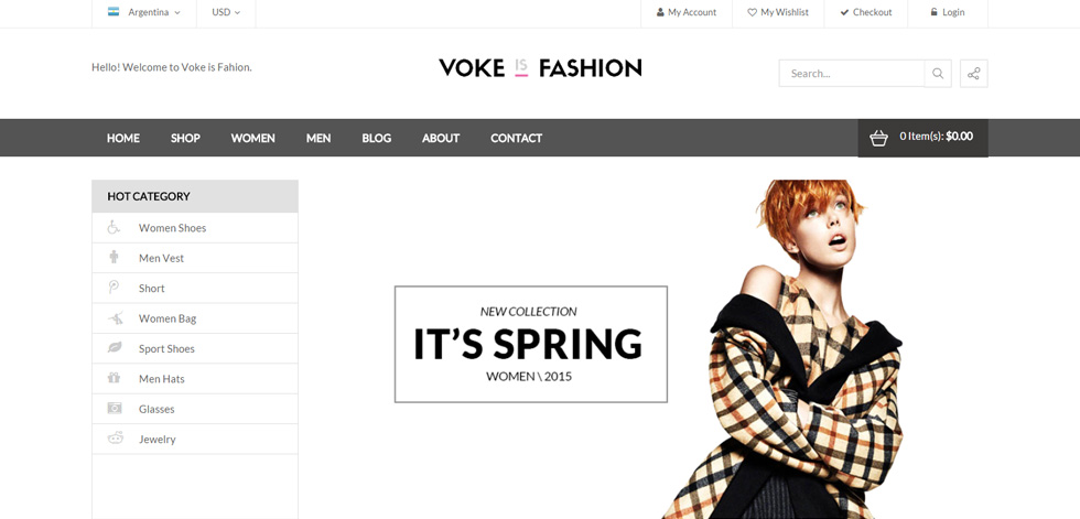 Home page