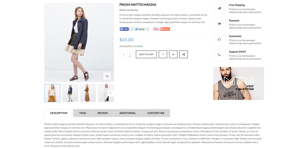 Product page